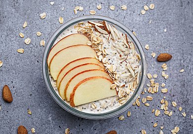 Apple Overnight Oat Meal