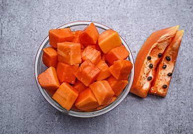 Papaya Fruit Bowl